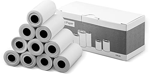 MINIBEAR 10 Rolls Print Paper Suitable for Kids Instant Camera, No Ink Thermal Paper for Kids Print Camera(White)