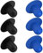 qufzdopv 6 Stück Pool Stopfen, Schwimmbad Dichtstopfen Kompatibel mit Intex und Bestway, Stopfen für Oberirdische Schwimmbäder (Blau,Schwarz für Ø 2,7~2,8cm)