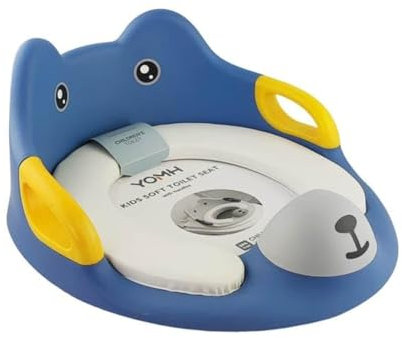 Baby Toilet Seat for Potty Training with Handles Fits Round, Oval & Square Toilets Non-Slip with Splash Guard Lightweight Perfect for Travel