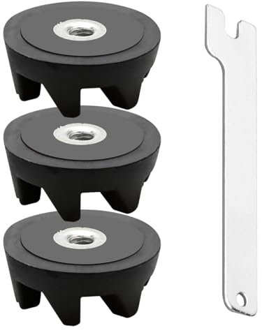 GLADFRESIT 3Pack Blender Coupler, Rubber Gear Spanner 9704230 Replacement Couplings Compatible with KitchenAid model KSB5 series