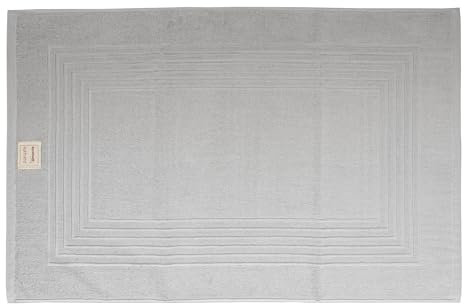 Dyckhoff Frottierserie 'Nature' Badvorleger 50 x 80 cm Silber - Hellgrau