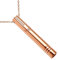 JewelryWe Atemkette Rauchentwöhnung Halskette Atmungshalskette: Rosegold Edelstahl Zirkonia Herz Flügel Pfeife Anhänger Rauchfrei Kette Angstlinderung Meditations Atemhalskette für Damen Herren
