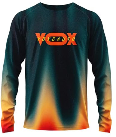 Herren-Mountainbike-Trikot, Herren-Radtrikot,MTB Langarmshirt Herren, Downhill-Trikot,Schnell Trocknend Und Atmungsaktiv, Geeignet Für MTB/BMX/Cross-Country-Motorräder (14,L)