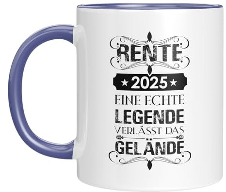 LIEBTASTISCH - Rente 2025 - Eine echte Legende verlässt das Gelände - Geschenk zum Ruhestand - Mann - Renteneintritt - Abschiedsgeschenk