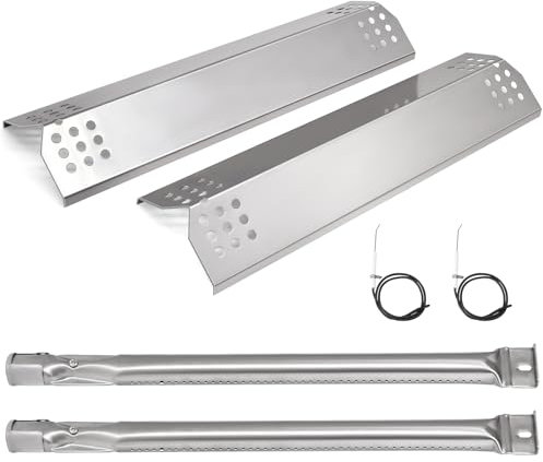 Hiorucet Grill Replacement Parts for Kitchen Aid Gas Grill 720-0819, 720-0819G, 720-0787D, 720-0953, 720-0953A, 730-0953, 730-0787D, 720-0787, Stainless Steel Heat Plates, Burners, Igniters