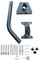 Poste de montaje de antena exterior, soporte de antena de TV ajustable | Soporte de pared ajustable para antena de TV,Soporte de montaje de poste de material de hierro para área de trabajo, ambiente e