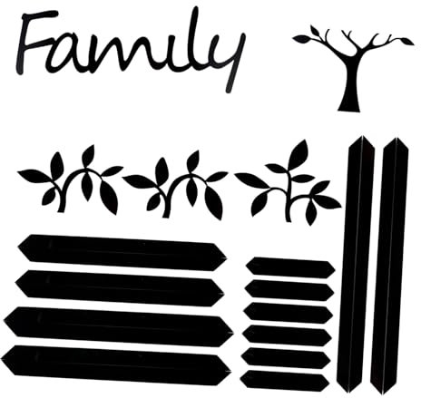 jojofuny 3D Wall Sticker Photo Frame Family Tree Wall Sticker Acrylic Decor Wall Mount Decor for Living Room
