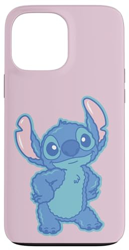 Disney Lilo & Stitch Fluffy Cute Pose Stitch Case for iPhone 13 Pro Max