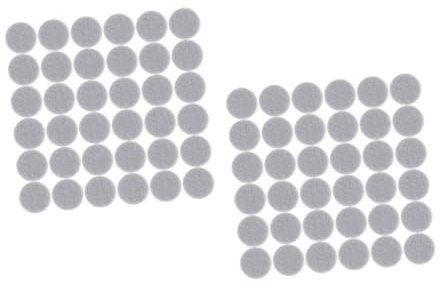 STOBOK 2 Sätze rutschfeste Matte Keine Gleitenden Möbelpolster rutschfeste Möbelgriffe Tischbeinmatte Möbelstabilisatoren Kein Schiebemöbelgreifer Filzstoff Grey 100 Stück * 2