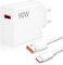 Cargador 90W USB para Xiapaomi Poco X7 Pro F6 5G, HyperCharge Turbo Carga Rápida Adaptador con 6A Tipo C Cable 1M Compatible con Xiaomi 15 Ultra 14 13 Ultra Redmi K80 Turbo 4 3