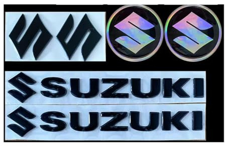 UJNVDXZE Autocollants Emblèmes Voiture pour Suzuki Vitara (LY) 4.Gen Splash Cabrio,Logo Badge Sticker Autocollants en métal Autocollant étanche emblème Badge,A