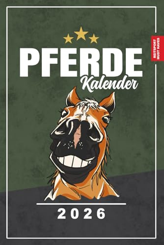 Pferde Kalender 2026: Geschenk für Pferdeliebhaber / Terminplaner / Pferde Gadgets / Ausbildung Pferdewirt / Pferdekalender / Reitsport Zubehör / Reiter Must Haves