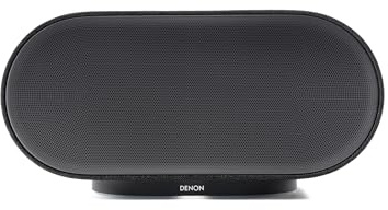 DENON Home 600 Altoparlante Smart Wireless con Dolby Atmos, HEOS Streaming, Wi-Fi, Bluetooth, AirPlay 2, Audio Hi-Res, Stereo Pairing, Design Premium - Nero