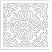 Schablone zum Bemalen von Fliesen, Schablonen for Wandmalerei, 25–40 cm x 40–80, Farbe 1(S 40cmX40cm - A)