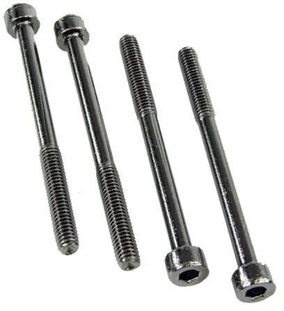 Schraube DIN 912 M4 x 50 Innensechskant (4xStück) - Black Nickel