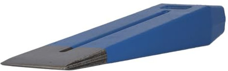 STUBAI Spaltkeil 210 mm | 1400 g | Holz-Spaltkeil Fällkeil aus Vollstahl, im Gesenk geschmiedet, Holzspalter, Keil für Forst und Camping