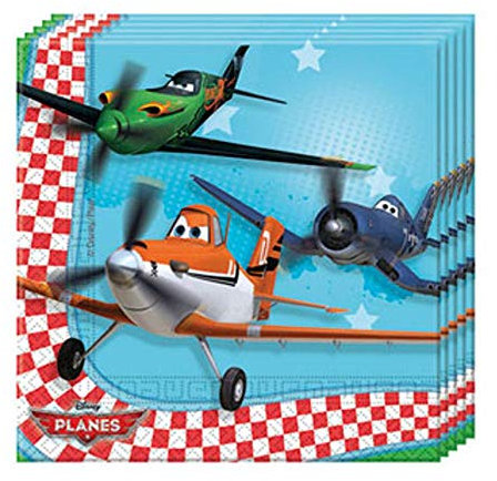20 Servietten * PLANES * für Party und Geburtstag von DISNEY/PIXAR // Kindergeburtstag Kinder Feier Fete Set Papierservietten Napkins