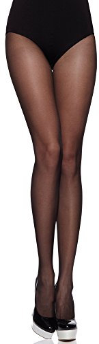 Merry Style Collant Fantaisie Fin à Motif Lingerie Femme MS 116 20 DEN (Noir-Rouge-434, M)