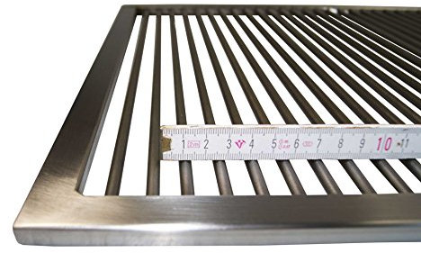 zerlegbarer Edelstahl Grillrost 51,3 x 44 cm für Weber Spirit E 210 220 ab 2013 (Regler vorn)