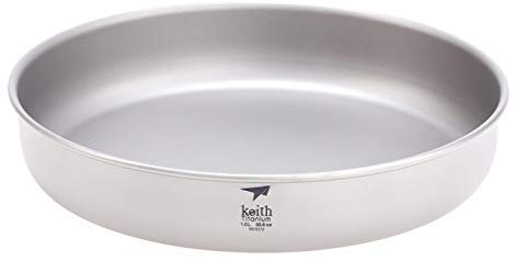 Keith Ti8702 Titan Geschirr Untertasse Camping Große Teller Outdoor Geschirr Wandern Geschirr BBQ Reisen 1L