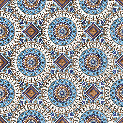 20 Servietten Antike Kreise/Muster/Kreise/neutral/zeitlos 33x33cm