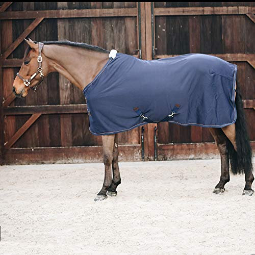 Abschwitzdecke Fleece Navy 160-7'0