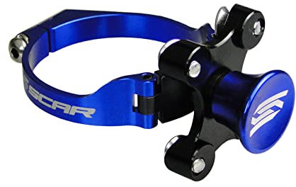SCAR Dispositivo Forcella di Partenza Compatibile con HONDA CR CRF CRFR CRFRX 250 450 97-22 - Blu