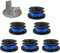 Thten Line String Trimmer Replacement Spool Fits for Ryobi, 0.065 Autofeed Replacement Spools Compatible Ryobi One+ AC14RL3A, 18V, 24V 40V Cordless Trimmers (6 Packs)