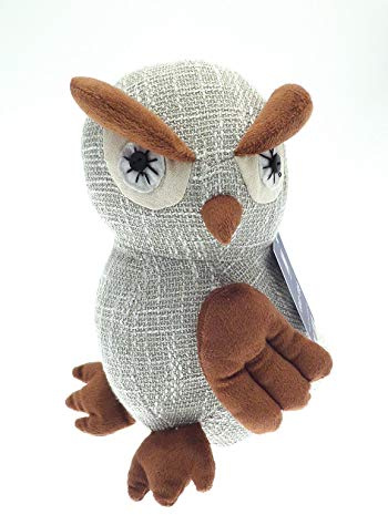 Country Club Owl Door Stop Novelty Freestanding Weighted Home Office New, Brown, One Size