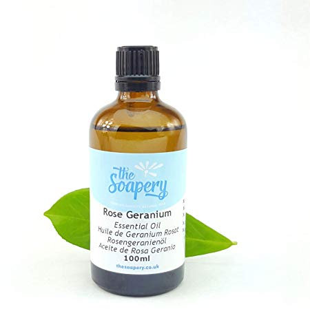 Aceite esencial de geranio de rosa, 100 ml, 100% puro y natural