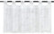 HeichkelL Ausbrenner Scheibengardine Transparente Kurzstores Küche Gardine mit Schlaufen Ästemuster Weiß HxB 30x120cm