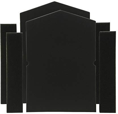 Comedes Ersatz Schaumfilter-Set kompatibel mit Miele Trockner | einsetzbar statt Miele Filter 6057930 und 9688381 (Nr.: 7358901) | Schwammfilter Sockelfilter Nachmotorfilter (2er Set)