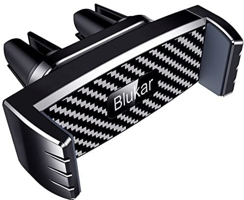 Blukar Soporte Móvil Coche, Soporte Teléfono Rejillas de Ventilación Salidas de Aire 360 ° Rotación Apoyo para iPhone 16/15/14/13/12, Galaxy S8, S7 y Otros Teléfonos Inteligentes Android