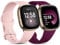 CeMiKa Compatibile con Fitbit Versa 4/Versa 3 Cinturino/Fitbit Sense/Sense 2 Cinturino, Morbido Sportivo di Ricambio Cinturini Compatibile con Fitbit Versa 4/Versa 3/Sense, Piccolo Rosa/Fucsia