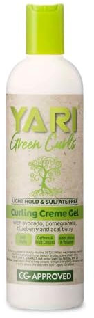 Definion Metodo Curly - Yari Green Curls - Light Hold Curling Cream Gel, 355 ml