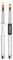 LWBTOSEE 2PCS Nail Ombre Brush Nail Art Painting Pen Brush UV Gel Polish Gradient Color Rhinestone Crystal Acrylic Nail Drawing Pen