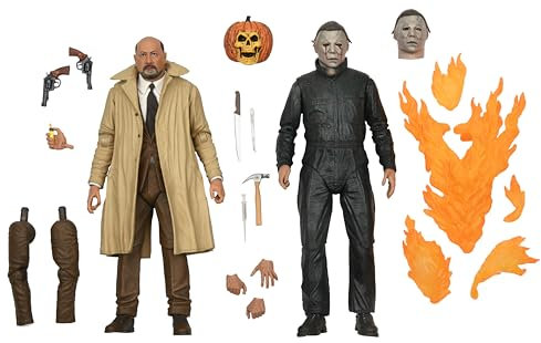 Unbekannt Halloween 2 Michael Myers & Dr Loomis Figur de acción Paquete de 2 RXZER23 Cranberry