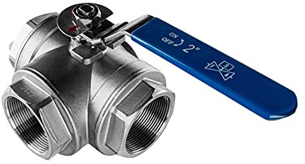 FSA Kugelhahn Edelstahl 316 2 2-Teilig 3-Wege