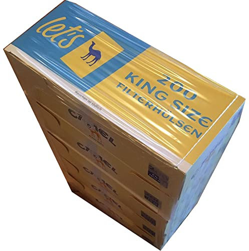 Gizeh 20101 Camel, Filter Sleeves, Cigarette Tubes 1000 (5 x 200), Papier