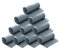 wometo 10er Vorteilspack Fleecedecke oekoTex 130x160 ca. 400g mit Anti-Pilling und Kettelrand grau