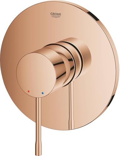 GROHE Einhand-Brausebatterie Essence 24168_1, Fertigmontageset für GROHE Rapido SmartBox, Professional Edition, warm sunset