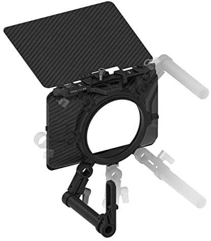 Runshuangyu Mini Leichte Matte Box Klemmobjektiv Matte Box mit Top Flagge für DSLR spiegellose Kamera Kompatibel mit 4x4 4x5.65 Filter (Standardversion)