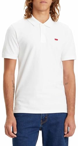 Levi's Slim Housemark Polo, Polo Uomo, Bright White, S