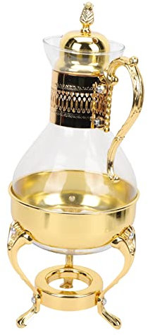 Cabilock Beheizte Kaffeekanne Kaffeekocher Für Den Haushalt Alte Kaffeekanne Espressokanne Kaffeekanne Im Restaurant Vintage Türkische Teegläser Teekanne Für Den Herd Jahrgang Glas Milch