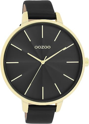 Oozoo Timepieces Damen Uhr | Armbanduhr Damen mit Lederarmband | Hochwertige Uhr für Frauen | Edle Analog Damenuhr in rund C11259