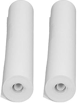 2 Rouleaux de Papier D'imprimante Thermique A4 210xDia 30 Mm, Conception sans Bourrage, Papier Thermique Blanc, avec Contenu D' Clair, pour Croquis de Conception,