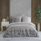 Home Sense Bettwäsche Bettgarnitur Set Baumwolle mit Reißverschluss, atmungsaktiv, weich, Luxuriös Bettdeckenbezug Bettwäsche 200x220 cm + 2X 80x80 cm Kissenbezug mit Oeko-TEX, Prime Grau