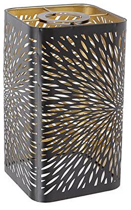 EVTSCAN Iron Lamp Shade, Wrought Iron Hollow Design Lampshade, Bedroom Bedside Decoration, Detachable Table Lamp Shade, for E27 E26 Lamp Holder