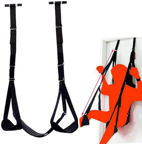 BEABAG Premium Liebesschaukel Leder-Tür-Liebesschaukel Deluxe Liebesschaukel Sexschaukel extra robust und breit, Sexspielzeug für Paare für Paare 100 kg für Tür ohne Bohren