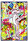 KUSTOM ART Cuadro de pared Serie Pop Art Pantera Rosa Impresión sobre madera 25 x 18 cm